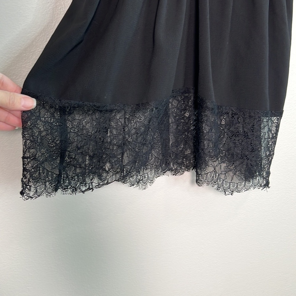 90s Style Babydoll Cami with Lace Hem Going Out Top size Small - Picture 10 of 13